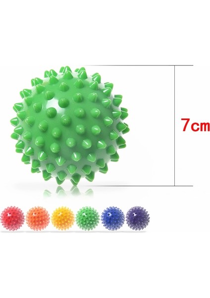 Mor Tarzı Fitness Pvc Sert Dikenli Masaj Topu Kabartma Plantar Fasiit El Ayak Eğitimi Kavrama Topu Taşınabilir Fizyoterapi Başak Topu 7cm (Yurt Dışından) fırsatları
