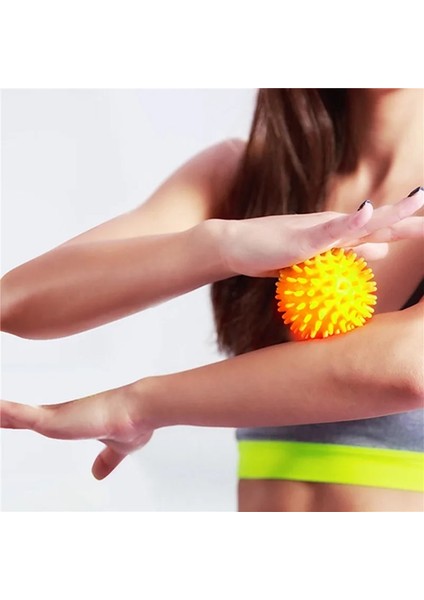 Sarı Stil 1pcs Fitness Pvc Hand Massage Ball Roller 7cm Relief For Body Yoga Pilates Massage Balls Physiotherapy Ball Pocket Masseur Train (Yurt Dışından) modelleri