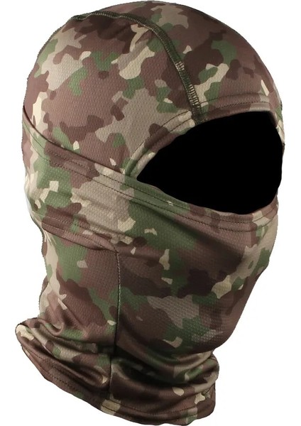 C15SUISHISHAMO Stili Tek Boyut Mysterypark Kamuflaj Taktik Balaclava Askeri Tam Yüz Maskesi Kayak Avcılık Yürüyüş Bisiklete Binme Yüz Kalkanı Boyun Körüğü Eşarp (Yurt Dışından)