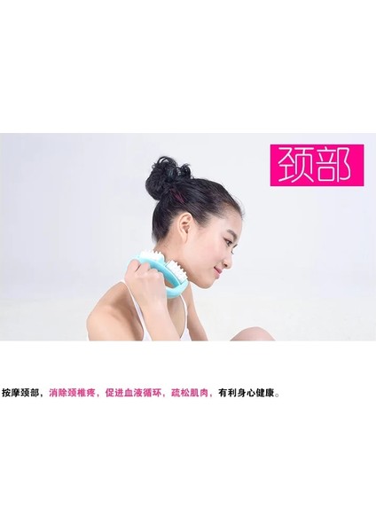 Pembe Tarzı 1pc Fat Control Roller Massager Cellulite Leg Abdomen Neck Buttocks Fast Anti Cellulite Face Lift Tools Roller Fitness Balls (Yurt Dışından) fırsatları