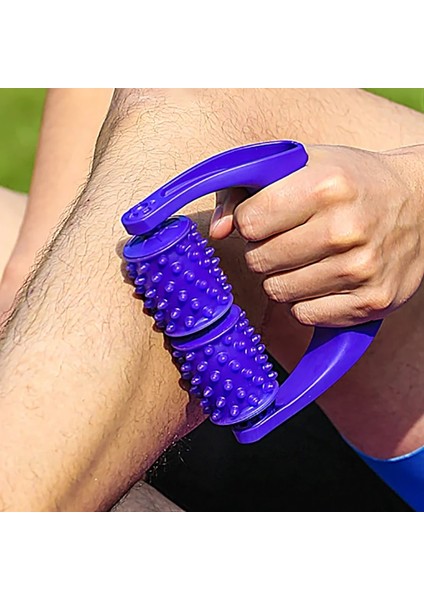 Urple D Tipi Fitness Silindiri Masaj Selülit Bacak Karın Boyun Kalça Egzersiz Manuel Masaj Kas Gevşeme Silindiri (Yurt Dışından) fiyatları