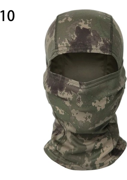 Benekli Kamuflaj Stili Taktik Kamuflaj Balaclava Tam Yüz Maskesi Cs Wargame Ordu Avcılık Bisiklet Sporları Kask Astar Kap Askeri Multicam Arf (Yurt Dışından)