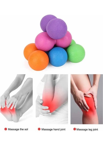 Mor Tarzı Fıstık Masaj Topu Tek Çift Lakros Topu Tetik Noktası Ağrı Bırakma Fasya Topu Fitness Masajı Egzersiz Topu Yoga Için (Yurt Dışından) indirimleri