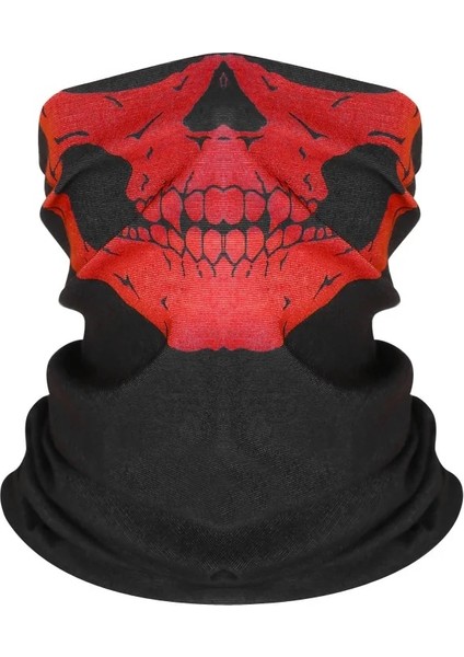 C12 Stili Cadılar Bayramı Açık Kafatası Dikişsiz Balaclava Bisiklet Sihirli Eşarp Erkekler Güneş Koruma Bandana Boyun Çorapları Sürme Kamp Eşarp (Yurt Dışından) indirimleri