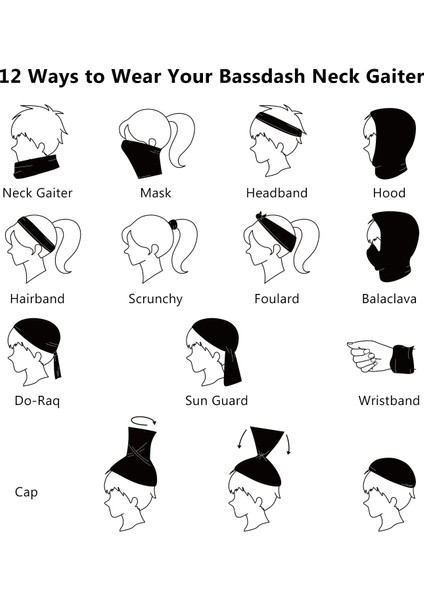 Gri Su Kamuflajı Stili Bassdash Upf 50+ Uv Çoklu Eşarp Açık Spor Bandana Boyun Körüğü Balıkçılık Için Güneş Koruyucu Avcılık Kayaking Yürüyüş Bisiklete Binme (Yurt Dışından) modelleri