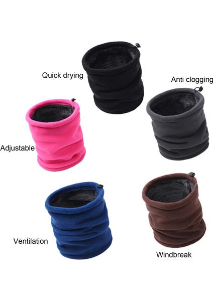 Koyu Gri Tarzı Açık Kadın Erkek Kış Sıcak Yumuşak Eşarp Katı Kablo Örgü Yün Snood Infinity Boyun Isıtıcı Kukuletası Yaka Eşarp Moda Dekor (Yurt Dışından)