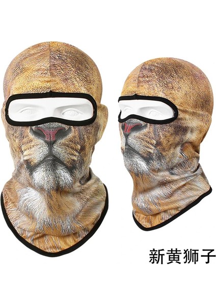 X2 Stili Hayvan Balaclava Erkek Eşarp Sevimli Yüz Maskesi Kedi Köpek Komik Bandana Bisiklet Kayak Yüz Kalkanı Moto Biker Motosiklet Tam Yüz Maskesi (Yurt Dışından)