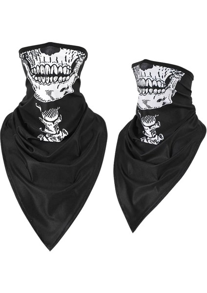 No.14 Tarzı Nefes Spor Kafatası Yüz Bandana Yarım Baskılı Maske Kayak Yeniden Kullanılabilir Tüp Eşarp Balıkçılık Yürüyüş Koşu Boyun Körüğü Kapak Erkekler Kadınlar (Yurt Dışından)