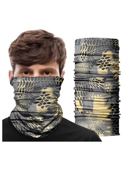 WJ0331 Başörtüsü Tarzı Kryptek Balaclava Avcılık Eşarp Bandana Buff Kamp Boyun Körüğü Taktik Askeri Yüz Kalkanı Kamuflaj Kayak Maskesi Opaska Yaz (Yurt Dışından)