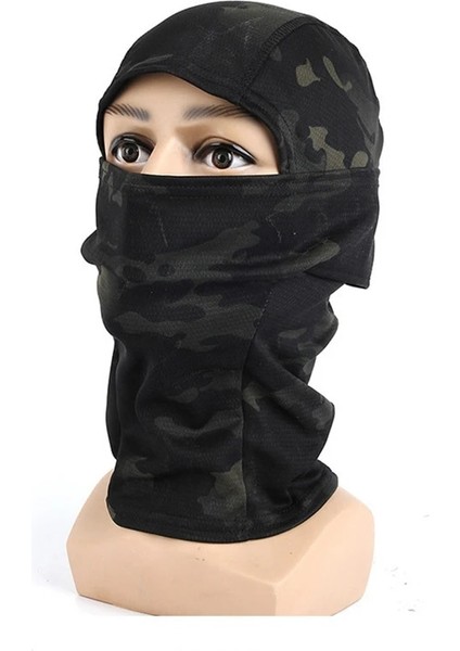 No.17 Stili Taktik Kamuflaj Balaclava Tam Yüz Maskesi Cs Wargame Ordu Avcılık Bisiklet Sporları Kask Astar Kap Askeri Multicam Arf (Yurt Dışından)