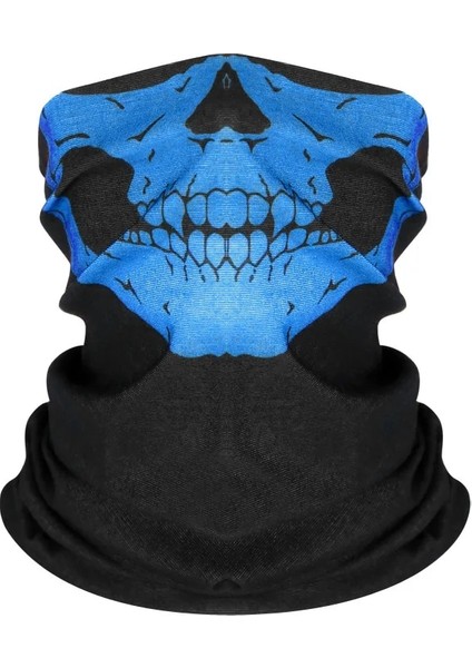 C13 Stili Cadılar Bayramı Açık Kafatası Dikişsiz Balaclava Bisiklet Sihirli Eşarp Erkekler Güneş Koruma Bandana Boyun Çorapları Sürme Kamp Eşarp (Yurt Dışından) fırsatları