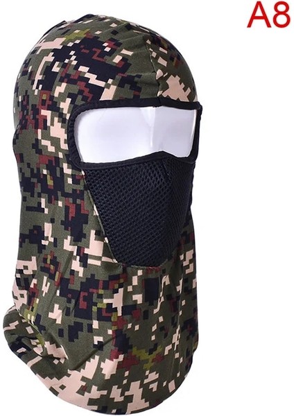 ZXCW0815-A8 Stili Tam Yüz Koruyucu Şapka Balaclava Şapka Ordu Taktik Cs Kış Kayak Bisiklet Şapka Güneş Koruma Eşarp Sıcak Yüz Maskeleri (Yurt Dışından)
