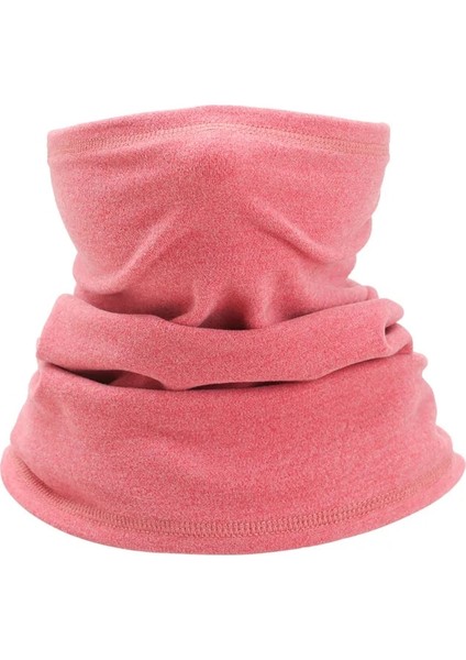 Pembe Tarzı Doğa Sporları Binme Eşarp Yüz Maskesi Sihirli Eşarp Kalın Sıcak Polar Eşarp Sonbahar ve Kış (Yurt Dışından)