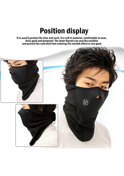 Kırmızı Stil Büyük Rüzgar Geçirmez Bisiklet Bisiklet Bisiklet Maskesi Kayak Snowboard Açık Hava Maskeleri Toz Neopren Boyun Sıcak Yarım Yüz Maskesi Kış Sporu Maskesi (Yurt Dışından) fırsatları