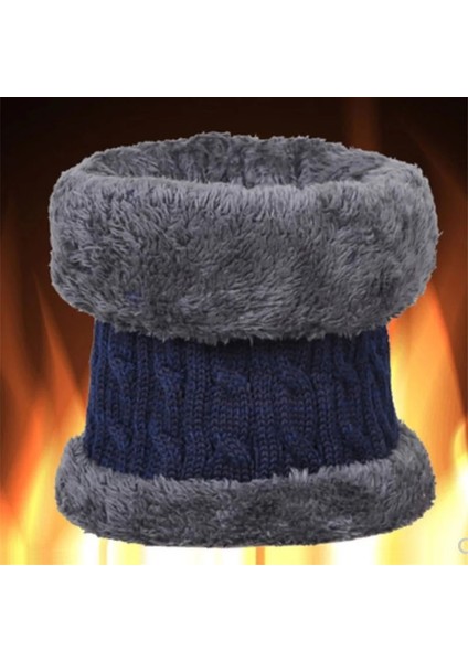 Gri Tarzı Kış Erkek Kadın Sıcak Örme Yüzük Atkılar Kalın Elastik Örgü Susturucular Çocuk Boyun Isıtıcı Peluş Polyester Eşarp (Yurt Dışından) fiyatları