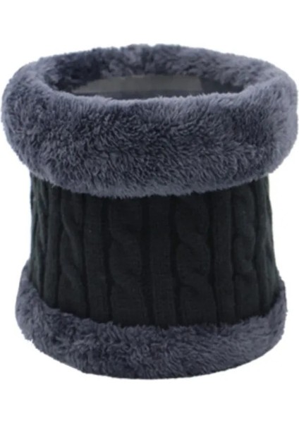 Gri Tarzı Kış Erkek Kadın Sıcak Örme Yüzük Atkılar Kalın Elastik Örgü Susturucular Çocuk Boyun Isıtıcı Peluş Polyester Eşarp (Yurt Dışından) fırsatları