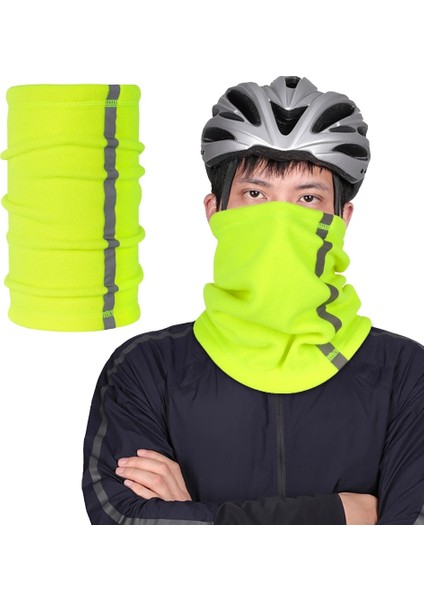 Siyah Stil Açık Kış Sıcak Polar Boyun Atkıları Yansıtıcı Kayak Boyun Kapak Maskesi Motosiklet Yarım Yüz Maskesi Eşarp Sürme Biker Windproof (Yurt Dışından) modelleri