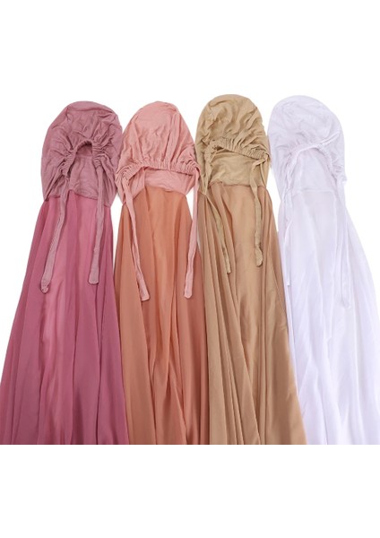 No.3 Tarzı Pin Ücretsiz Anında Şifon Başörtüsü Jersey Alt Kapaklı Türban Müslüman Kadınlar Için Peçe Underscarf Caps Islam Müslüman Moda Bandaj #w (Yurt Dışından)