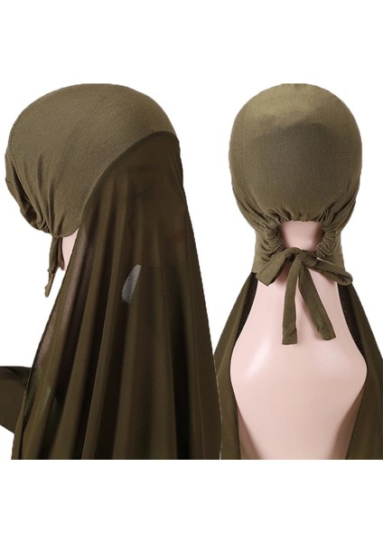 No.3 Tarzı Pin Ücretsiz Anında Şifon Başörtüsü Jersey Alt Kapaklı Türban Müslüman Kadınlar Için Peçe Underscarf Caps Islam Müslüman Moda Bandaj #w (Yurt Dışından)