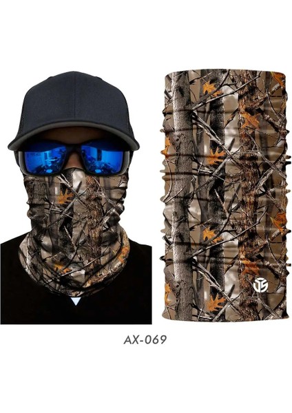 No.20 Tarzı Yaz Kamuflaj Dikişsiz Bandana Spor Snowboard Bisiklet Yüz Maskesi Avcılık Kayak Koşu Askeri Taktik Eşarp Kadın Erkek (Yurt Dışından)