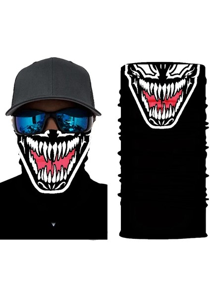 S102 Style Tek Boyut Bisiklet Açık Kafatası Dikişsiz Balaclava Sihirli Eşarp Erkek Kadın Güneş Koruma Bandana Boyun Çorapları Sürme Kamp Eşarp (Yurt Dışından)