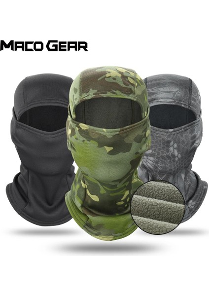 SUMMER-SP03 Style Kış Isıtıcı Polar Taktik Balaclava Tam Yüz Maskesi Kayak Paintball Koşu Avcılık Yürüyüş Bisiklet Sporları Snowboard Eşarp Erkekler (Yurt Dışından)