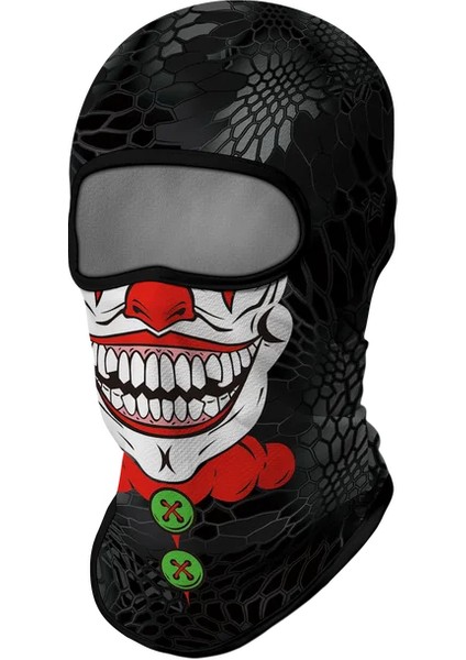 210001 Tam Maske Stili Nefes Alabilir Balaclava Tam Yüz Maskesi Venom Bandana Boyun Buff Körüğü Kominiarka Multicam Yürüyüş Eşarp Motosiklet Yüz Kapağı Yaz (Yurt Dışından)