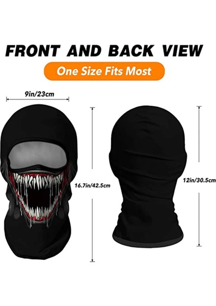 210001 Tam Maske Stili Nefes Alabilir Balaclava Tam Yüz Maskesi Venom Bandana Boyun Buff Körüğü Kominiarka Multicam Yürüyüş Eşarp Motosiklet Yüz Kapağı Yaz (Yurt Dışından) fırsatları