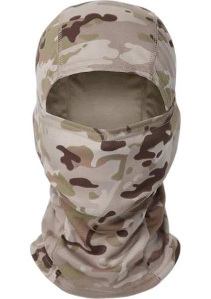 Şeytan Çölü Stili Taktik Kamuflaj Balaclava Tam Yüz Maskesi Cs Wargame Ordu Avcılık Bisiklet Sporları Kask Astar Kap Askeri Multicam Arf (Yurt Dışından)