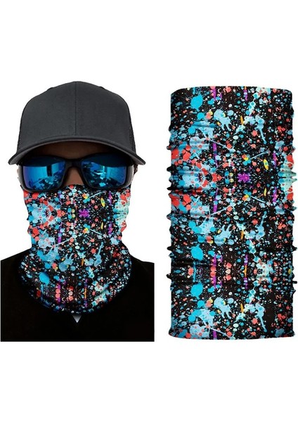 G443421A Style Boyunda Buff Düz Renk Bandana Buffs Outdoor Bisiklet Motosiklet Rüzgar Geçirmez Balaclava Kamuflaj Yüz Maskesi Eşarp Isıtıcı Kalkan## (Yurt Dışından)