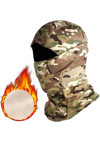 Kış 02 Cp B Geri Stili Kış Taktik Balaclava Tam Yüz Eşarp Bandana Kamuflaj Körüğü Yüz Doğa Sporları Motosiklet Bisiklet Kayak Boyun Isıtıcı Erkekler (Yurt Dışından)