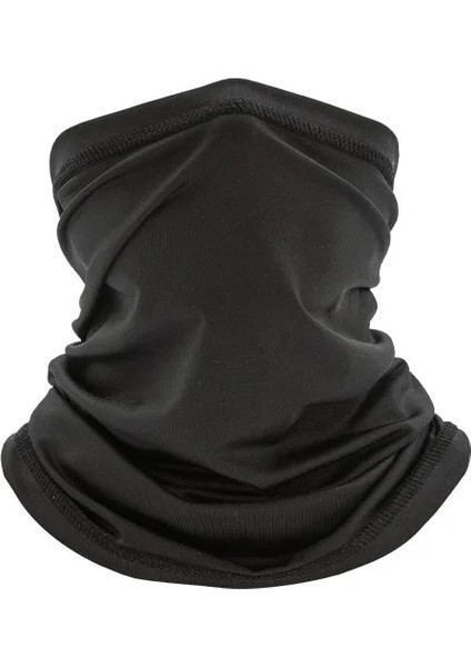 QXMZ260-SIYAH Stil Ourdoor Bisiklet Yürüyüş Kamp Avcılık Koşu Boyun Tüp Eşarp Bandana Bisiklet Motosiklet Yüz Maskesi Bandana Sihirli Eşarp Kadın Erkek (Yurt Dışından)