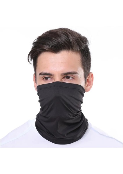 QXMZ260-SIYAH Stil Ourdoor Bisiklet Yürüyüş Kamp Avcılık Koşu Boyun Tüp Eşarp Bandana Bisiklet Motosiklet Yüz Maskesi Bandana Sihirli Eşarp Kadın Erkek (Yurt Dışından) fiyatları