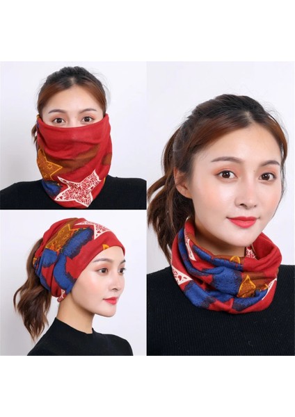 No.10 Tarzı 1 Adet Unisex Renkli Fular Yumuşak Pamuk Sıcak Boyun Eşarp Yaka Sihirli Bandana Yüz Kapağı Doğa Sporları Koşu Bisiklet Aksesuarı (Yurt Dışından)