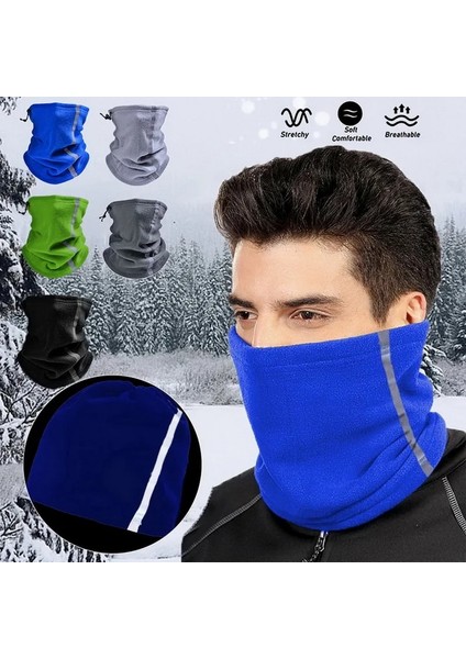 Mavi 3 Tarzı Tek Boyut New Ski Men Women Winter Bandana Hiking Face Cover Snowboard Ski Neck Warmer Gaiter Cycling Bicycle Tube Scarf Sports Hiking (Yurt Dışından) fırsatları