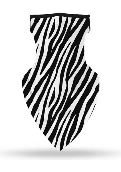 No.18 Tarzı Unisex Men Women Face Scarf Bandana Ear Loops Face Balaclava Neck Gaiters Digital Printed Windproof Thin Wrap Scarf (Yurt Dışından)