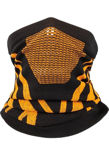 Siyah Sarı Stil Termal Yüz Bandana Maskesi Örtüsü Boyun Isıtıcı Körüğü Bisiklet Bisiklete Binme Kayak Tüpü Eşarp Yürüyüş Nefes Maskeleri Baskı Kadın Erkek Kış (Yurt Dışından)