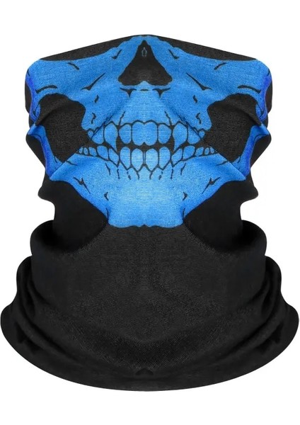 6-1pc Style Ycling Outdoor Skull Seamless Balaclava Magic Scarf Men Women Sun Protection Bandana Neck Gaiters Riding Camping Scarf (Yurt Dışından)