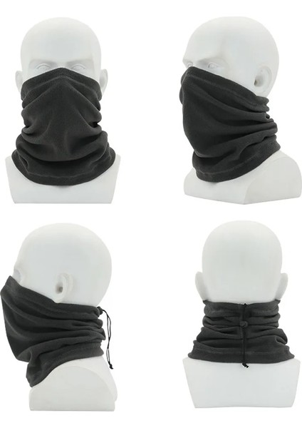 B Tarzı Kış Boyun Buff Polar Boyun Isıtıcı Rüzgar Geçirmez Tüp Eşarp Erkekler Için Bandana Maskesi Yumuşak Yarım Yüz Kapak Ski Snowboard Körüğü Kadınlar (Yurt Dışından) fırsatları