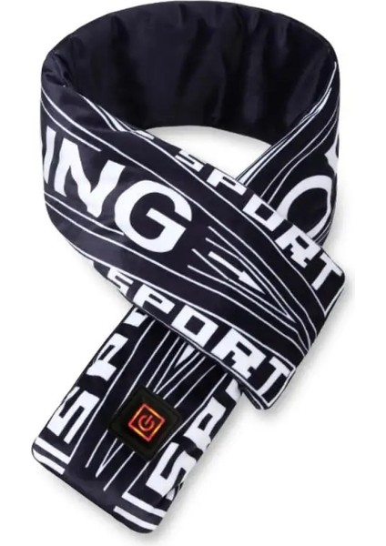 Yıldırım Tarzı Tek Boyut Kış Noel Isıtma Eşarp Unisex Kış Sıcak Grafen Elektrikli Isıtma Servikal Omurga Isıtma Önlüğü Mobil Güç Olmadan (Yurt Dışından)