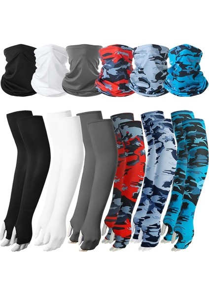 Gri Stil Et Yarım Yüz Maskesi Balıkçılık Atkıları Eldiven Kol Kol Rüzgar Geçirmez Yüz Maskesi Boyun Koruması Spor Bisiklet Yürüyüşü Için Tozluk Balıkçılık (Yurt Dışından) fiyatları