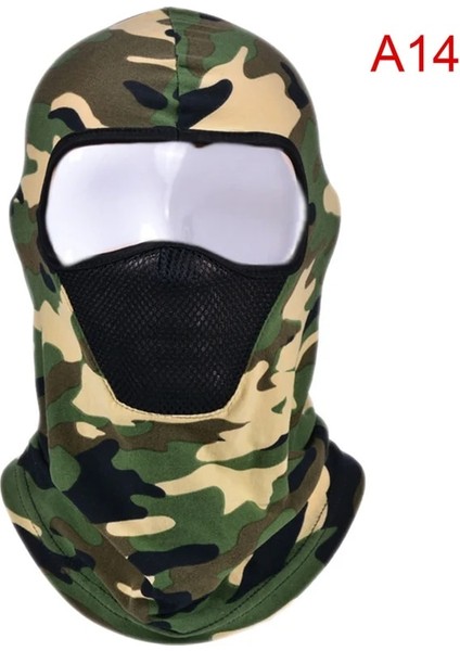 ZXCW0815-A14 Stili Tam Yüz Koruyucu Şapka Balaclava Şapka Ordu Taktik Cs Kış Kayak Bisiklet Şapka Güneş Koruma Eşarp Sıcak Yüz Maskeleri (Yurt Dışından)