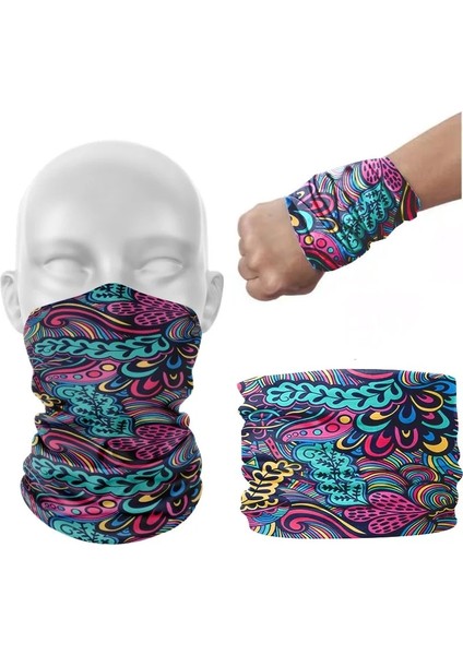 Stil9 Stili Renkli Baskılı Kadın Bandana Çok Fonksiyonlu Dikişsiz Sihirli Boyun Atkıları Bisiklet Tırmanma Rüzgar Geçirmez Yumuşak Esneklik Yüz Eşarp (Yurt Dışından) fiyatları