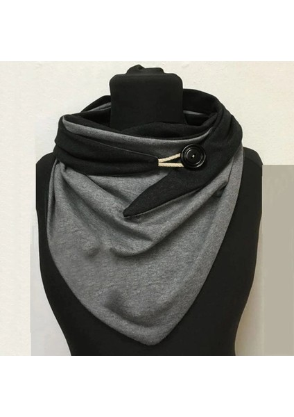 No.39 Tarzı Moda Kadın Tok Nokta Baskı Düğmesi Yumuşak Wrap Günlük Sıcak Eşarplar Şallar Fular En Soie Платок Женский (Yurt Dışından)
