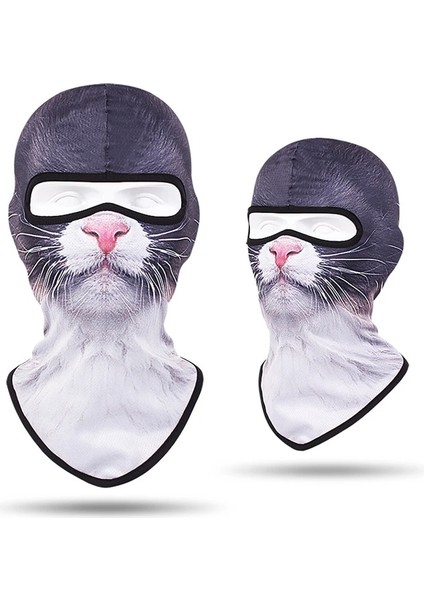 K05 Stili Tek Boyut Hayvan Baskı Balaclava Çocuklar Tam Yüz Maskesi Açık Çocuk Boyun Isıtıcı Körüğü Buffs Eşarp Bisiklete Binme Kayak Kaykay Yüz Kalkanı (Yurt Dışından) modelleri