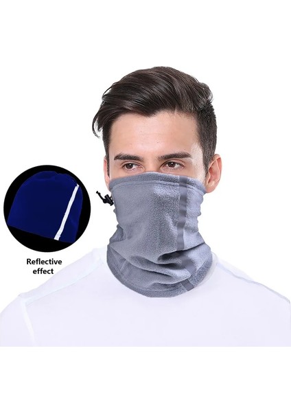 Light Gray 3 Style Tek Boyut New Ski Men Women Winter Bandana Hiking Face Cover Snowboard Ski Neck Warmer Gaiter Cycling Bicycle Tube Scarf Sports Hiking (Yurt Dışından)