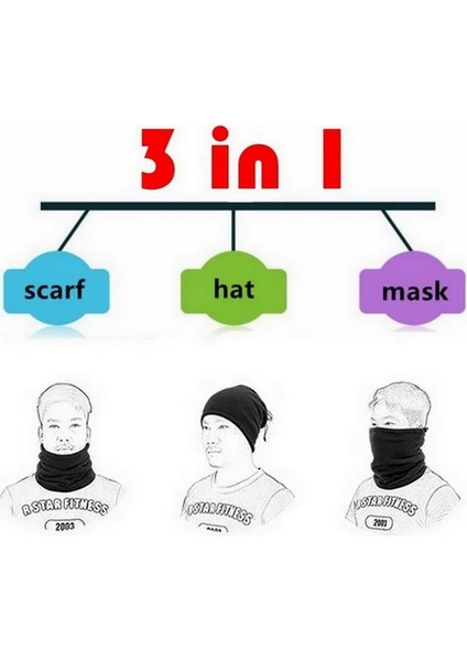 Light Gray 3 Style Tek Boyut New Ski Men Women Winter Bandana Hiking Face Cover Snowboard Ski Neck Warmer Gaiter Cycling Bicycle Tube Scarf Sports Hiking (Yurt Dışından) indirimleri