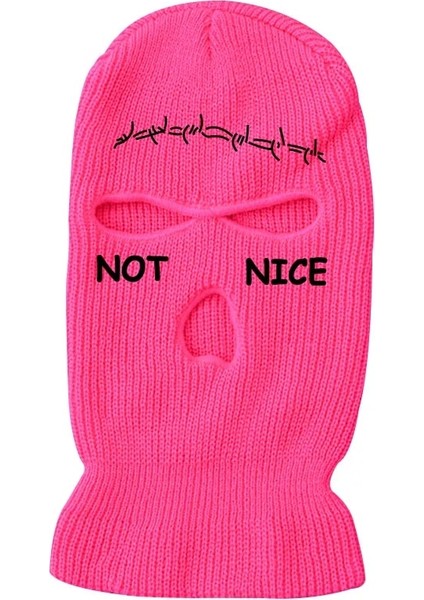 Gül Kırmızı Stili Balaclava Kayak Maskesi Güzel Değil Nakış Ordu Taktik Maske 3 Delik Tam Yüz Maskeleri Cs Rüzgar Geçirmez Örgü Bere Şapka Yürüyüş Eşarp Sıcak (Yurt Dışından)
