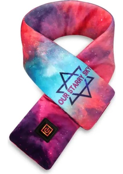 Gökyüzü Stili Tek Boyut Kış Noel Isıtma Eşarp Unisex Kış Sıcak Grafen Elektrikli Isıtma Servikal Omurga Isıtma Önlüğü Mobil Güç Olmadan (Yurt Dışından)