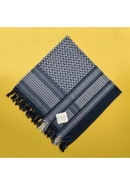 Gri Stil Erkekler Açık Yürüyüş Eşarp Arap Shemagh Keffiyeh Pamuk Taktik Çöl Eşarp Askeri Kamp Rüzgar Geçirmez Maske Şal Boyun Kapak (Yurt Dışından)